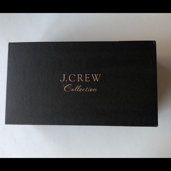 J Crew Italian Leather Crystal Ivory Heel Sandals - Picture 11 of 11